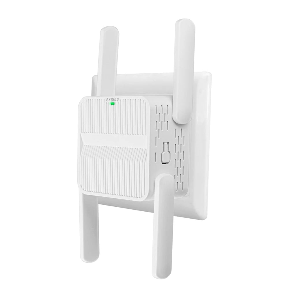 WiFi 6 Repeater Extender 1500Mbps Wireless WiFi Extender with Ethernet Port WiFi 6 Amplifier 4*2dbi Antennas Long Range Amplifer