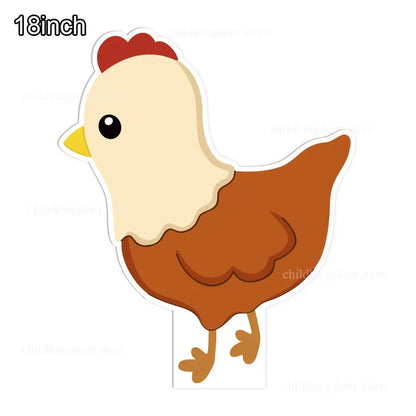 Custom Farm Birthday Party Backdrops Farm Cow Cutouts KT Board DIY Birthday Balloons Farm Birthday Baby Shower Party Bacground