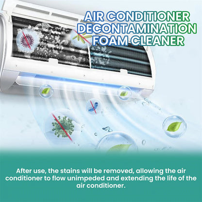 120ML Air Conditioner Foaming Cleaner Spray Deodorizer Professional Household Outside Machine Cleaning Foam Spray Deodorizer