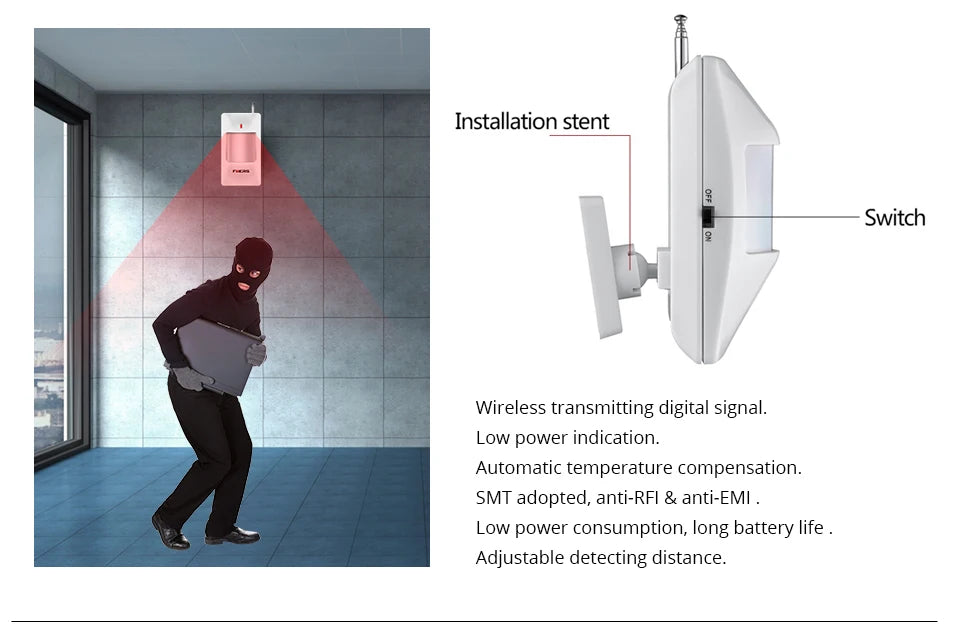 Fuers WIFI Tuya Smart Alarm System Siren Speaker Loudly Sound Home Alarm System Wireless Detector Security Protection System