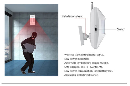 Fuers WIFI Tuya Smart Alarm System Siren Speaker Loudly Sound Home Alarm System Wireless Detector Security Protection System