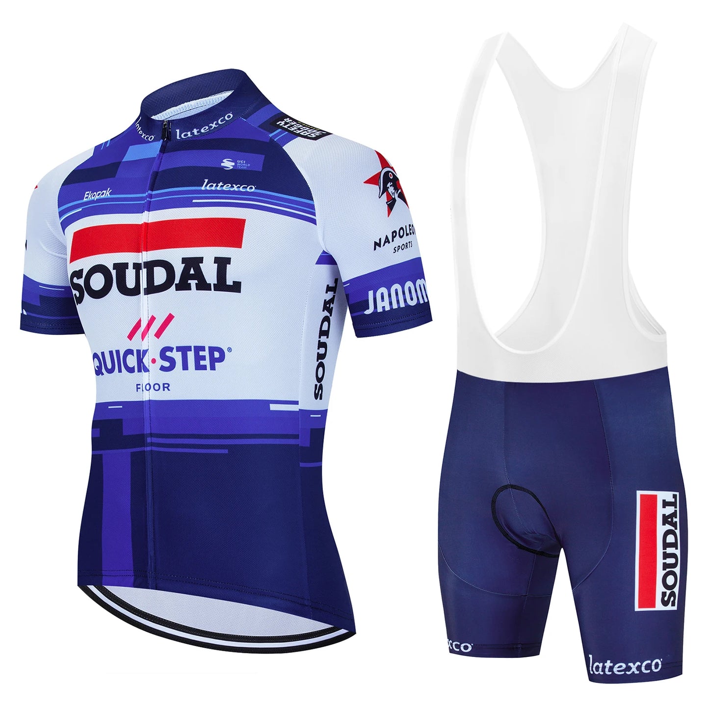 2025 Cycling Man SOUDAL Sportswear Shorts Men Mtb Men's Jacket Summer Bike Jersey Mens Clothes Clothing Blouse Uniform Road