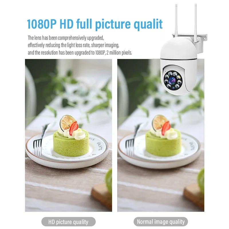 IP Camera A7 Wireless Monitoring Camera 360 Degree Intercom 1080P Home Security Camera Remote HD Night Vision Camera