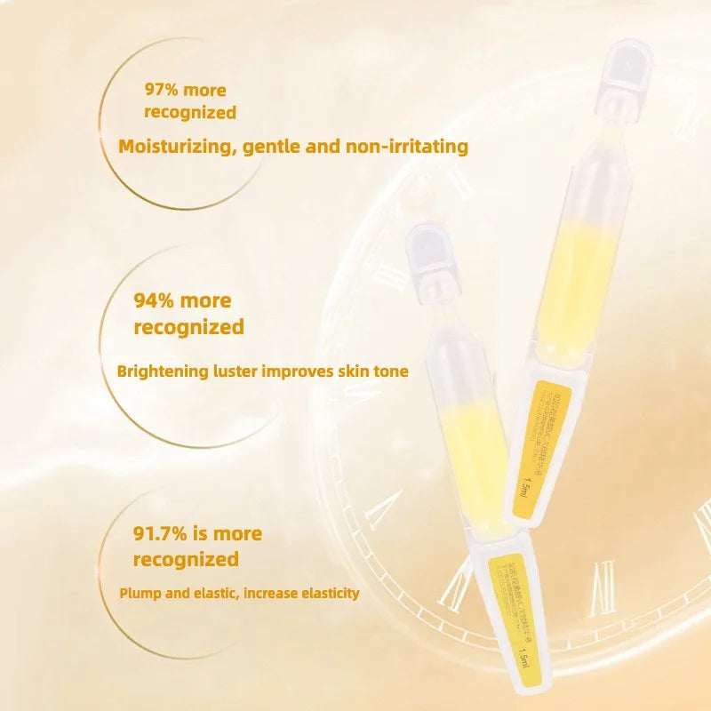 Vitamin C  Retinol Anti-Aging Serum - Brightening Face Treatment, Wrinkle Repair, Dark Spot Corrector, Single-Use Ampoule 30pcs