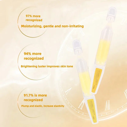 Vitamin C  Retinol Anti-Aging Serum - Brightening Face Treatment, Wrinkle Repair, Dark Spot Corrector, Single-Use Ampoule 30pcs