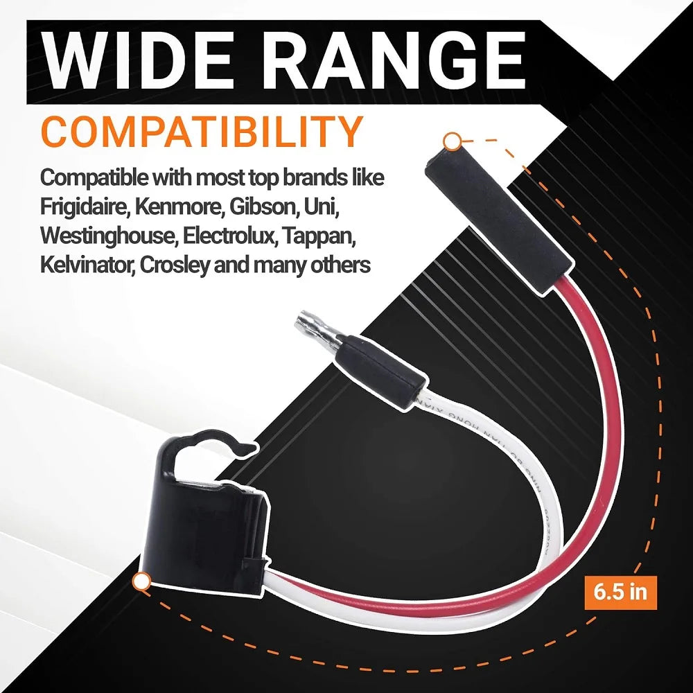 297216600 Refrigerator Defrost Thermostat Compatible with Frigidaire & Kenmore 1483781 216731000 216872200 218673001 218673008