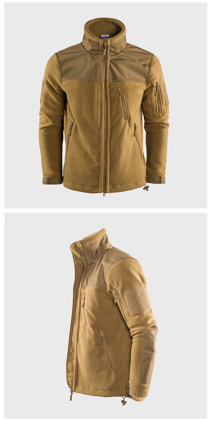 Winter Tactical Fleece Jacket Military Army Jacket Thermal Warm Camouflage Work Coats Mens Clothes Husband  Field Jacket Outwear