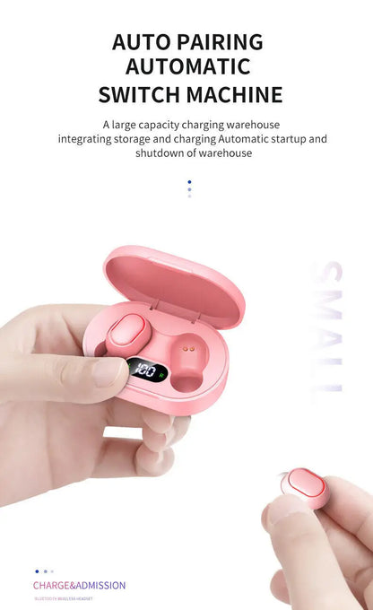 2025 New E7s TWS Bluetooth Headset Wireless Headset in Ear Stereo Noise Reduction Sports Headset with Microphone Headset