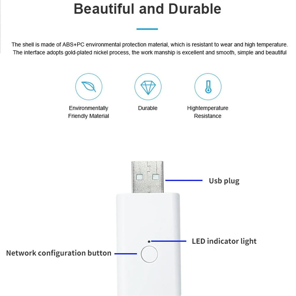 Smart ZigBee Signal Repeater USB Signal Amplifier Extender for Smart Life Gateway Smart Home Devices Automation