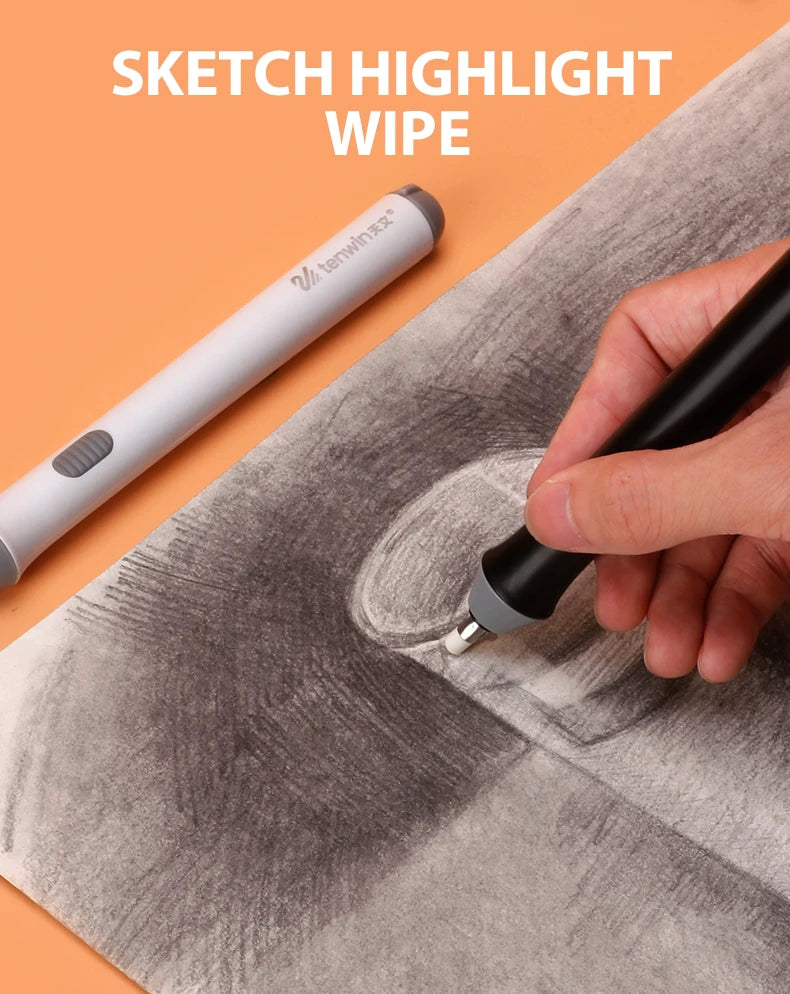 Adjustable Electric Borradores Escolares Rubber Refills Sketch Drawing Erasing Automatic School Cute Rubber Stationery Supplies