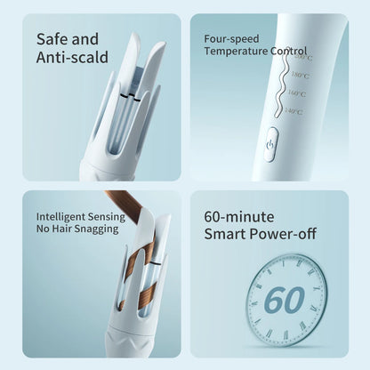 Automatic Hair Curler 36mm Auto Rotating Curling Iron NegativeIon Hair Curling Iron Roller Electric CurlyWaver Iron Styling Tool