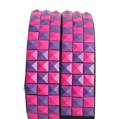 Polychrome Rivet Belt Heavy Metal Belt Men Women Punk Hiphop Rock Style Belt Jeans Belt Y2K Belt Fashion Decoration Women's Belt