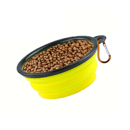 1PC Collapsible Portable Dog Food Bowl, Suitable for Outdoor Drinking Water Travel Supplies Dog Food Bowl