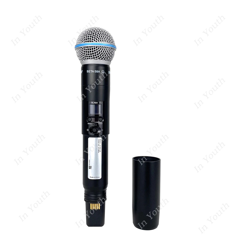 SLXD4 SLX24 Professional Wireless UHF Microphone System For Karaoke church perform church mic