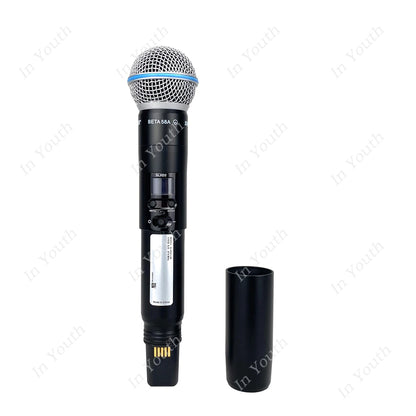 SLXD4 SLX24 Professional Wireless UHF Microphone System For Karaoke church perform church mic