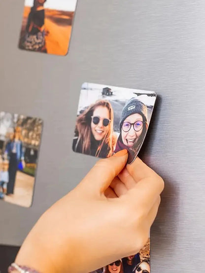 1/3pc Custom Photo Fridge Magnet, Customisable Magnetic Picture Fridge Magnet, Perfect for Refrigerator, Whiteboard & Locker |