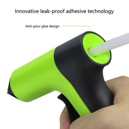 Small Cordless Hot Glues Guns Rechargeable with 2000mAh Battery Quick Heating 5 Minutes Auto Shut Off and Copper Nozzle