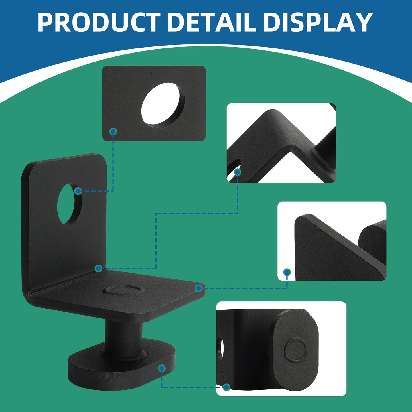 4 Pack Shipping Container Anchors Shipping Containers Side Twist Lock Shipping Container Tie Downs for Anchoring to Rock Floor