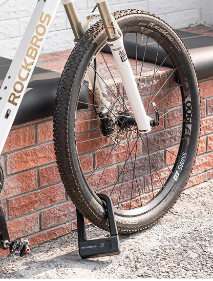 ROCKBROS Bicycle Smart Lock NFC Lock Aluminum Alloy High Strength Waterproof Anti-theft Safety U-Shape Lock MTB Road Bike Cyclin