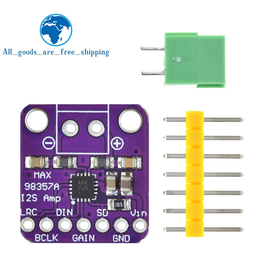 1/5PCS MAX98357 MAX98357A I2S 3W Class D Amplifier Breakout Interface I2S DAC Decoder for Audio