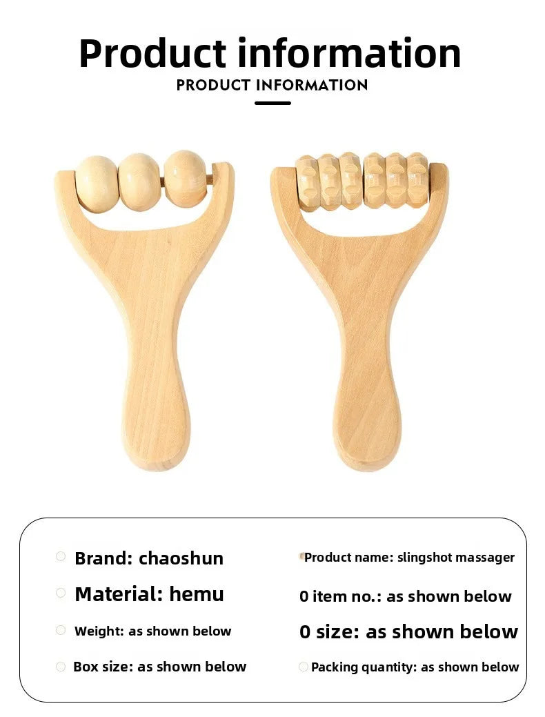 Wooden Face Massage Tools Set Kit Face Sculpting Tool Skin Care Facial Massager Cupping Contouring Facial Roller