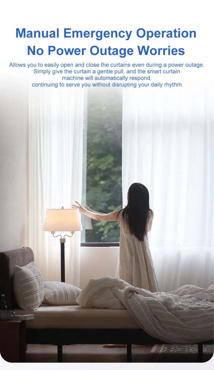 Smart For Home Curtain Opener Electronic 3in1Track Curtain Motor Robot Remote Button Control Automatic Curtain Opener