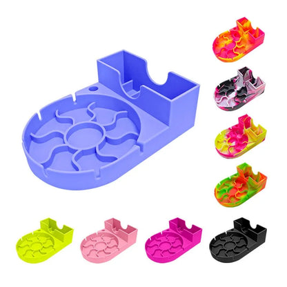 Multicolor Silicone Drain Rack for Tumbler 40oz Cup Drying Racks Straw Cup Lid Holder Water Bottle Accessories Drying Station