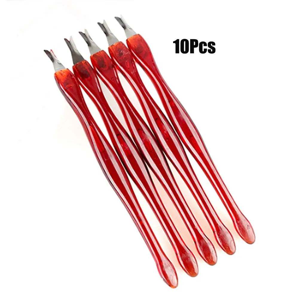 Nail Care Tool Cuticle Nipper Manicure Nail Art Nail Polish Removal Cuticle Remover Nail Cuticle Pusher Dead Skin Fork