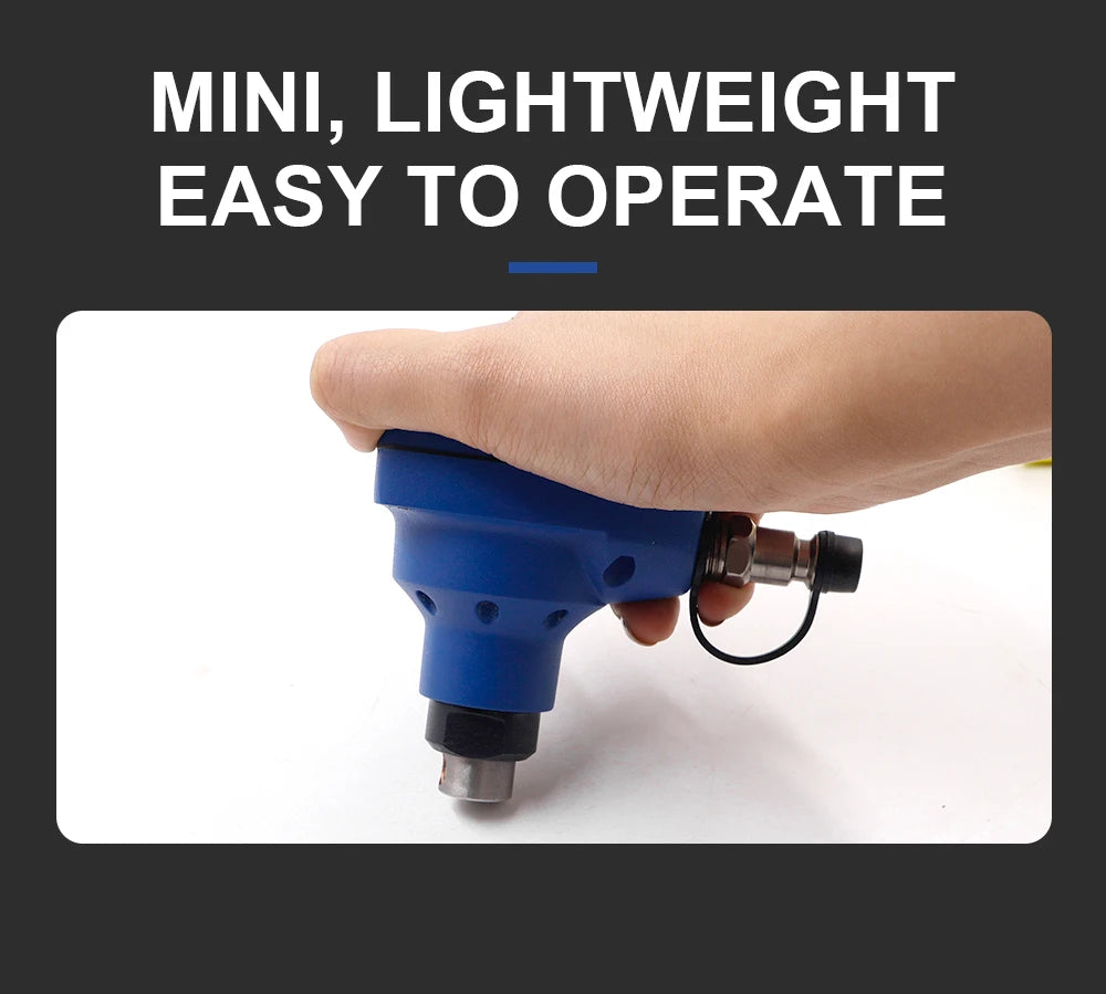 Pneumatic Palm Nailer MSN90 Lightweight Mini Air Palm Nailer for Tight Spaces WoodWorking Impact Hammer