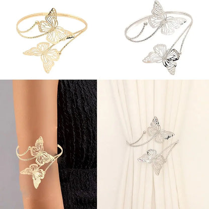Metal Butterfly Curtain Strap Beautiful Curtain Clip Tie Back Buckle Clip Exquisite Luxury Curtain Holder Curtain Binding Strap