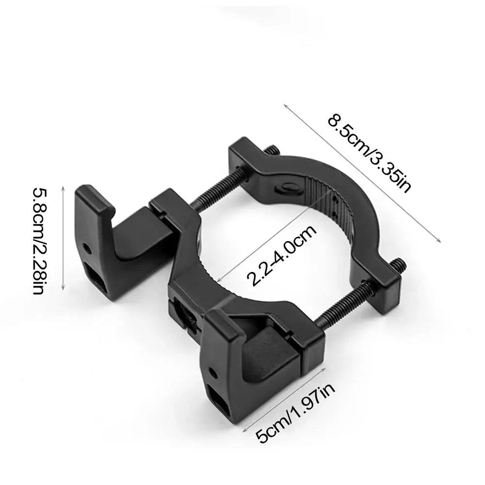 Bicycle Front Hanging Hook Free Punch Sturdy Tube Storage Hook Holder Rack Hanger for Electric Scooter Bike Motorcycle