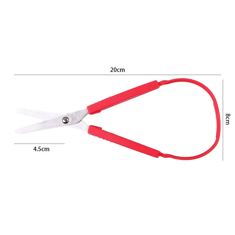 Cutting Paper Stationery School Office for Children Adults Adaptive Scissors Loop Scissors Cutting Supplies Yarn Cutter