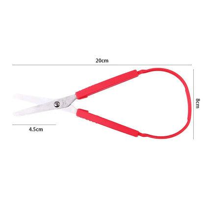 Cutting Paper Stationery School Office for Children Adults Adaptive Scissors Loop Scissors Cutting Supplies Yarn Cutter