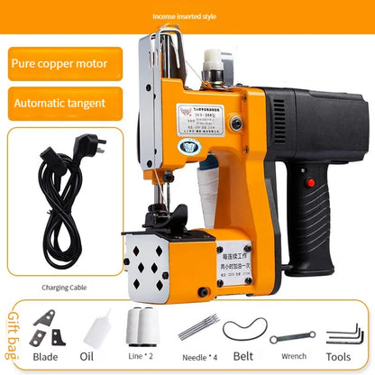 Electric Sewing Machine Portable Automatic Packaging Agriculture Textile Industry Woven Bag  Electric Packaging Machine