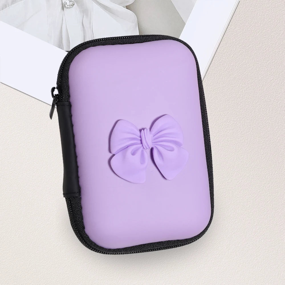 3D Bow Charger Cable Protector Cover For iPhone 20W 18W Charger Protector Storage Bag Case Cover Management Wire Cord Organizers