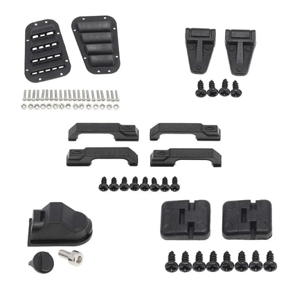 For 1:10 1/10 RC Crawler Car TRX-4 TRX4 Defender D90 Parts Door Hinges Hood Grille Door Handles Engine Cover Hinge Fuel Tank Cap