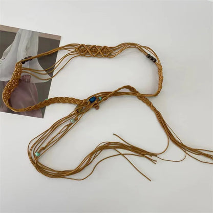 Fashion Retro Metal Accessories Fedora Belt Accessories Men Women Hats Straw Hat Accessories Belt Chain Decoration