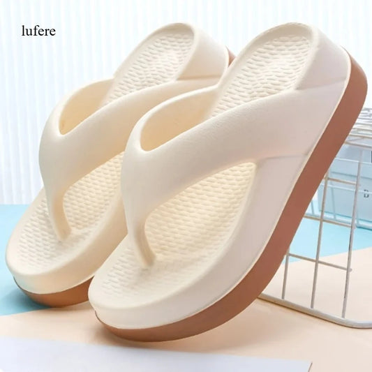 Woman flip flops Popular Design Shoes 2024 trend Casual Platform Sandals non-slip Outdoor slipper