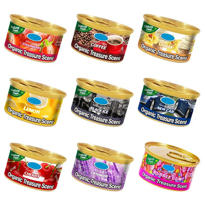 Car Air Freshener Odor Eliminator Canned Strawberry Fragrance Essential Long-Lasting Strong Aromatherapy For Car Interior Decora