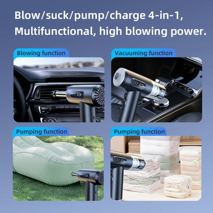 50000RPM Car Vacuum Cleaner Handheld Powerful Pump Mini Cordless Cleaner Super Strong Robot Wireless Vacuum Cleaner And Blower