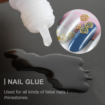 1/3/5/10/15/20pcs Fast-dry Nail Glue Professional Nail Tip Bond Glue 2g/3g/10g for False Nail Tips Long Lasting Glue Nail Tools