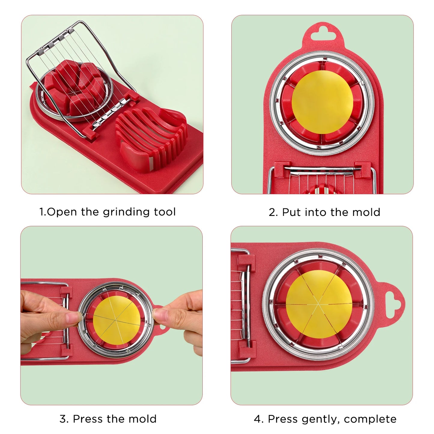 Manual Golden Stirrer Egg White Yolk Shaker Pull Beater Turn Device Homogenizer Home Non-Beater Kitchen Accessories New