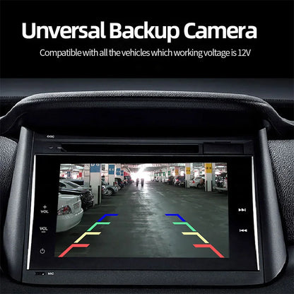 Wide-angle HD car rearview camera reversing video car camera reversing camera 8/LED night vision parking camera