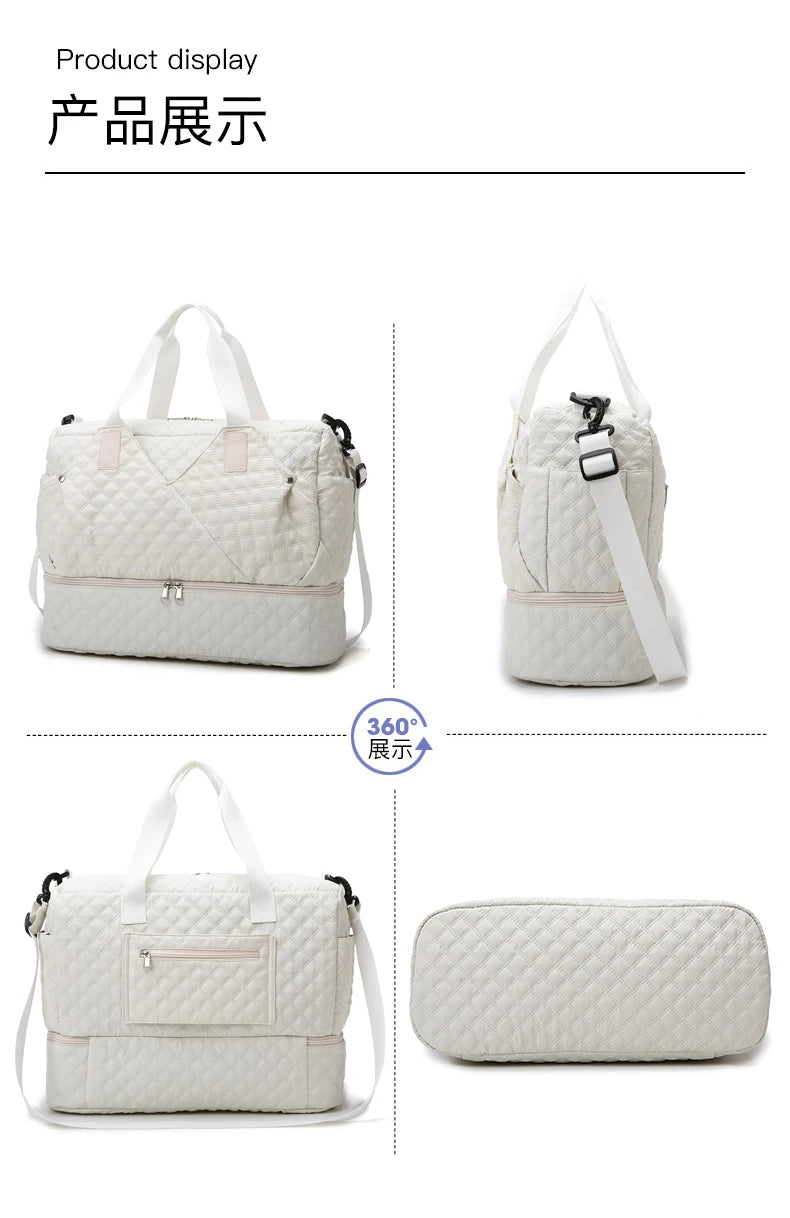 Large Capacity Travel Bags Luggage Organizer Bag Handbag Waterproof Portable Foldable Travel Clothes Storage Bag Shoulder Bags