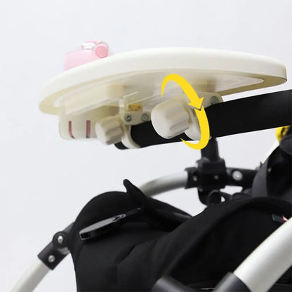 Snack Tray Baby Stroller Dinner Table Tray Milk Bottle Cup Holder Baby Stroller Dinner Table Cart Pram Snack Tray
