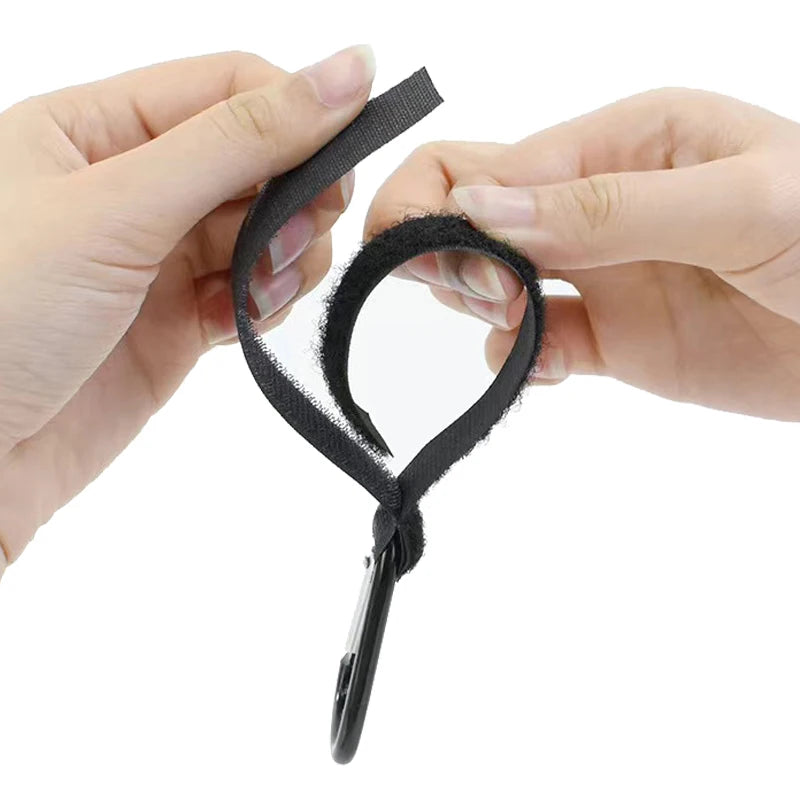 Baby Stroller Hooks Aluminum Alloy Buckles Clips Carabiner Multifunction Household Trolley Diaper Bag Organizer Hook Pram Hanger