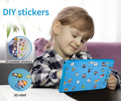 2024 New BDF Tablet Android12 Kids Tablets 10.1 Inch 4GB+64GB Wifi+Sim Card 3G Internet Children Students Educational Gift Table