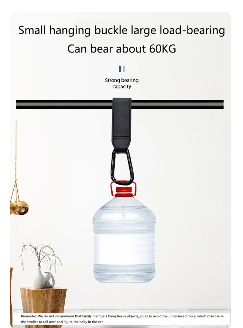 Baby Stroller Hanging Hook Kids Pram Handlebar Hanging Hooks Mommy Bag Handfree Storage Universal Motorcycle Handle Bar Hook