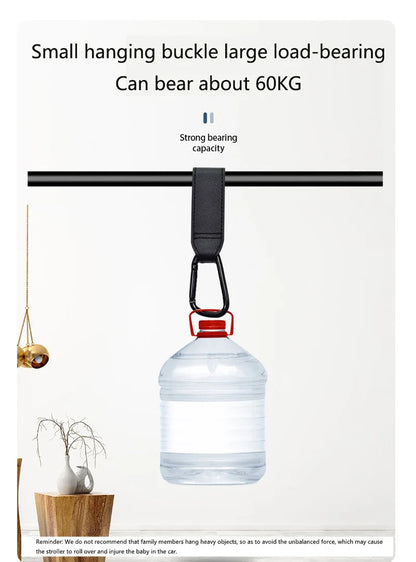 Baby Stroller Hanging Hook Kids Pram Handlebar Hanging Hooks Mommy Bag Handfree Storage Universal Motorcycle Handle Bar Hook