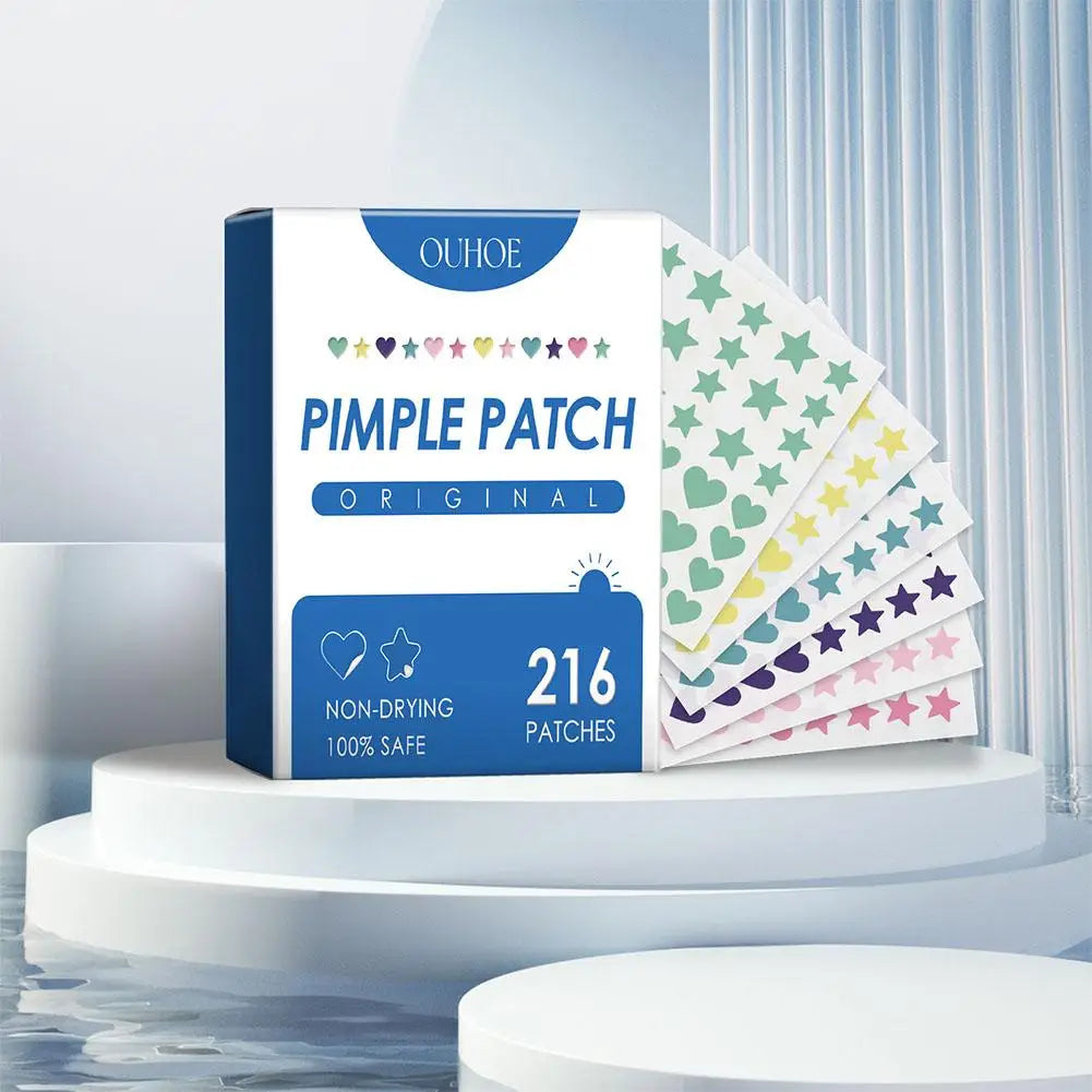 Colorful Acne Pimple Patches Lighten Pimple Marks Repair Acne Pimple Gentle Cleansing Non-Irritating Acne Pimple Patches